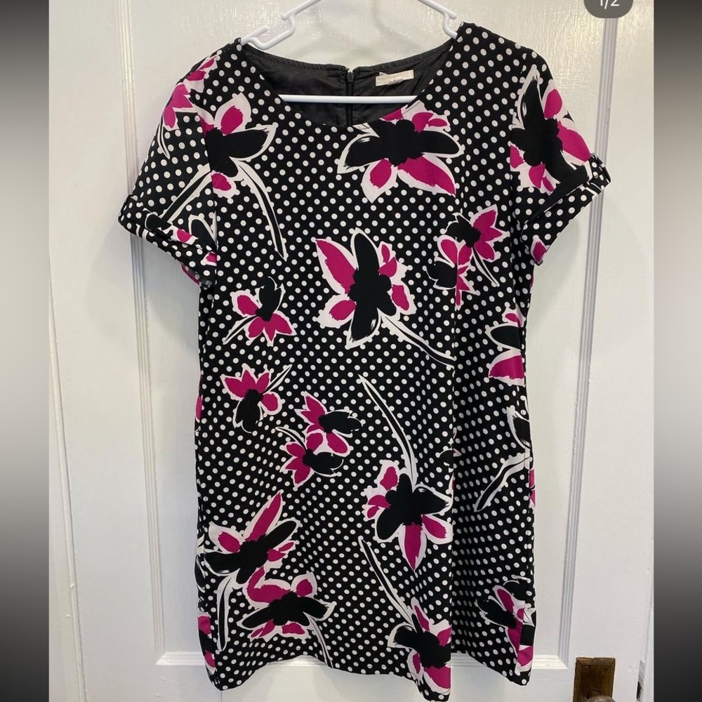 Polka dot flower dress